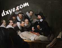 The Anatomy Lesson of Dr. Nicolaes Tulp, by Rembrandt, 1632
