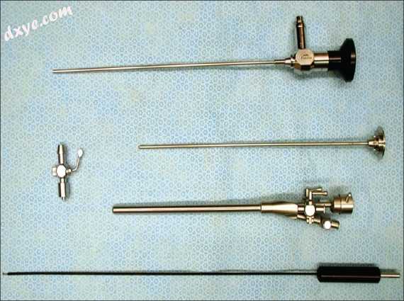 A custom made operating thoracoscope, used for the endoscopic thoracic sympathec.jpg
