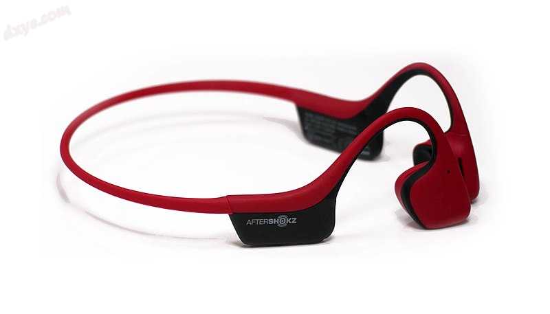 A consumer stereo bone conduction headset. The two transducers fit slightly in f.jpg