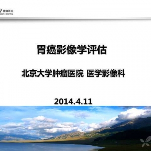 胃癌影像学评估