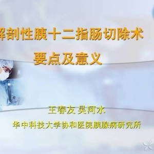 王春友 吴河水：解剖性胰十二指肠切除术要点及意义