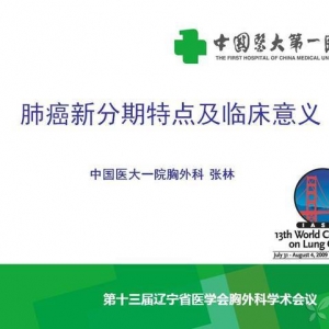 张林：肺癌新分期特点及临床意义